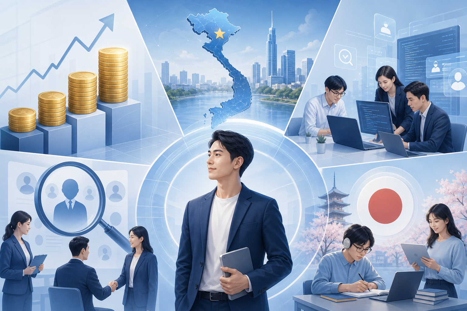 Lương BrSE tại Việt Nam 2026: Mức lương theo kinh nghiệm và năng lực tiếng Nhật