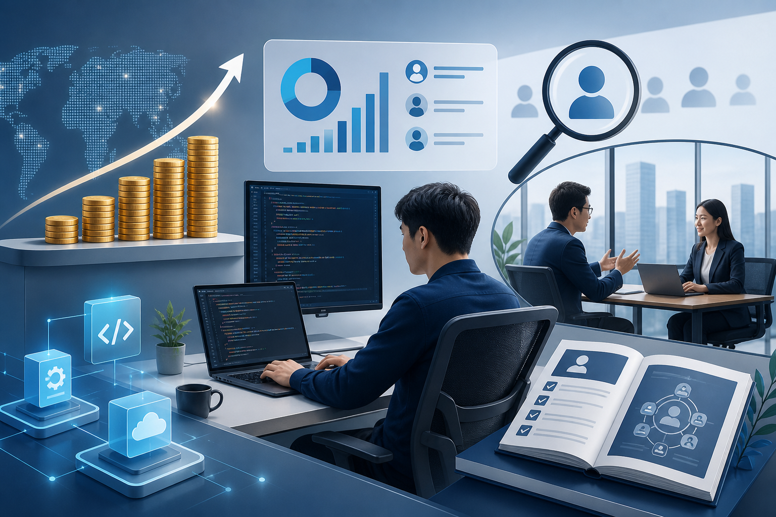 Lương Developer 2026: Mức lương theo vị trí và kinh nghiệm