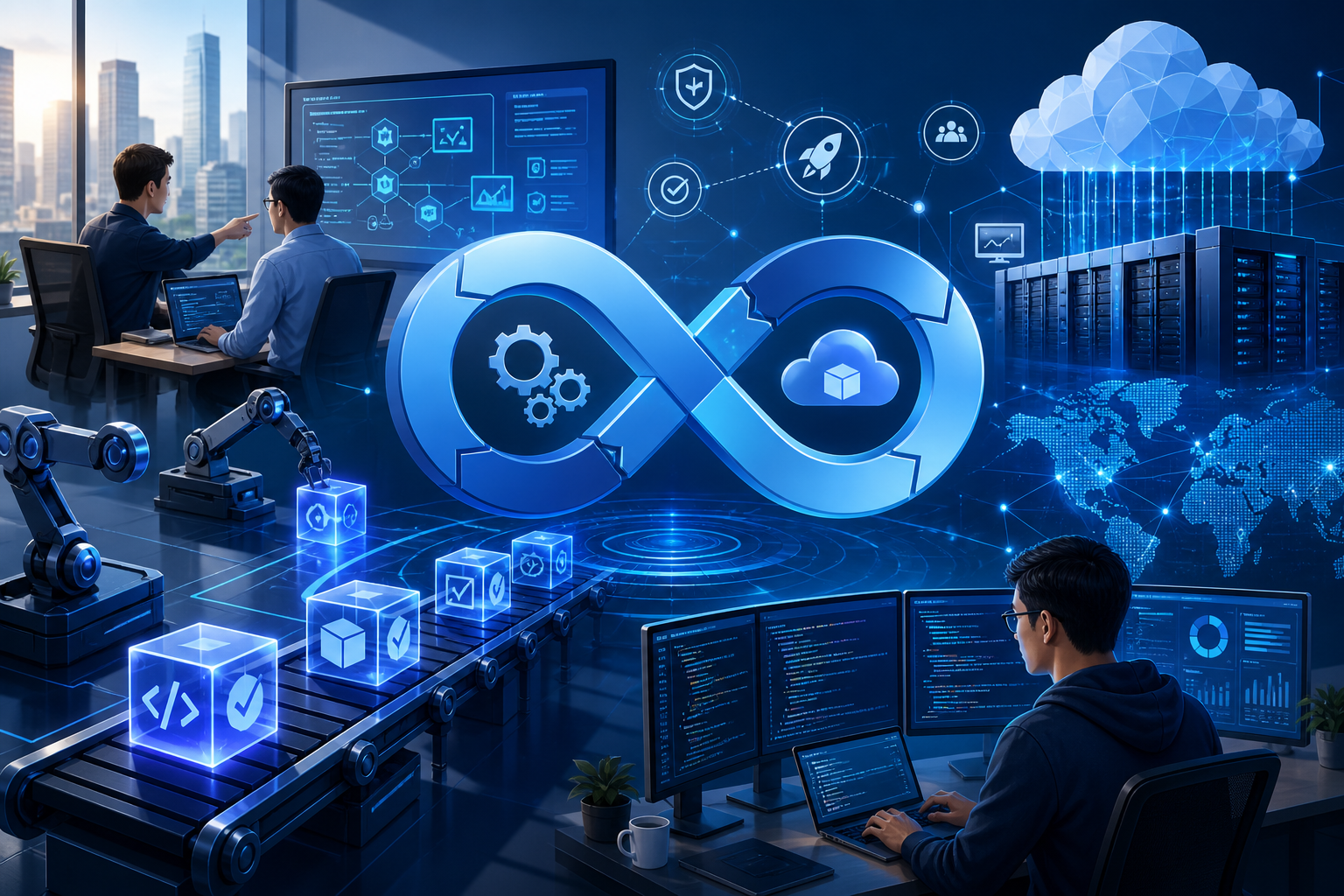 Cung cấp kỹ sư DevOps Onsite – Giải pháp xây dựng và vận hành hệ thống CI/CD
