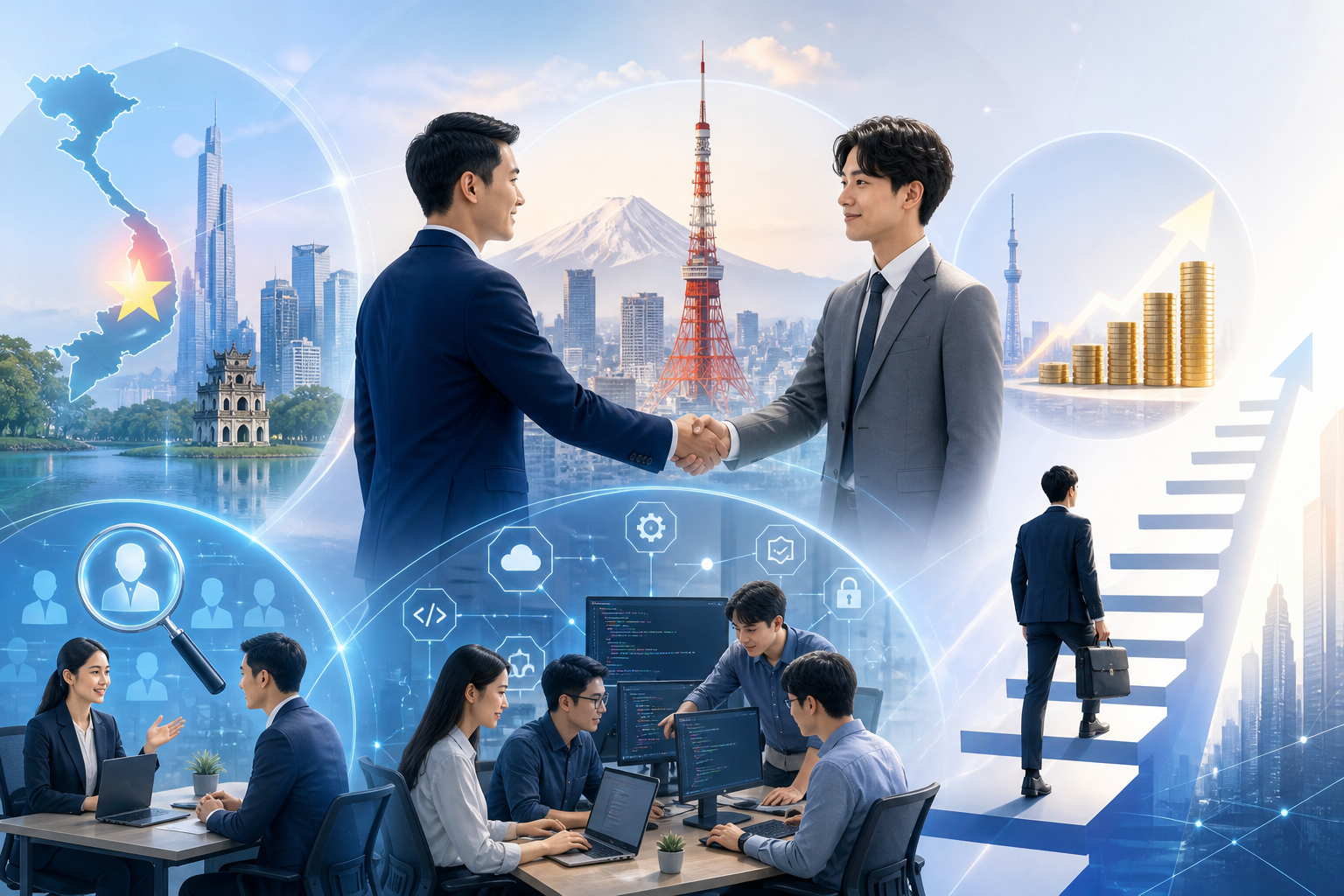 BrSE Việt Nam làm việc tại Nhật có thể nhận mức lương bao nhiêu?