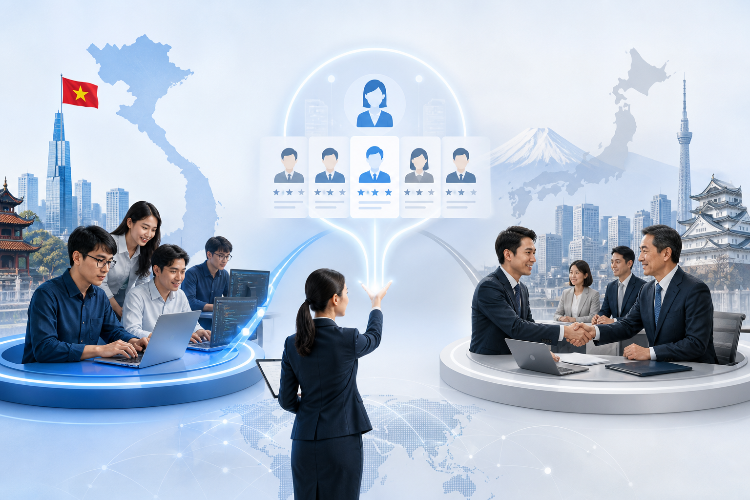 日本企業向けベトナムIT人材紹介サービス｜採用までの流れを解説