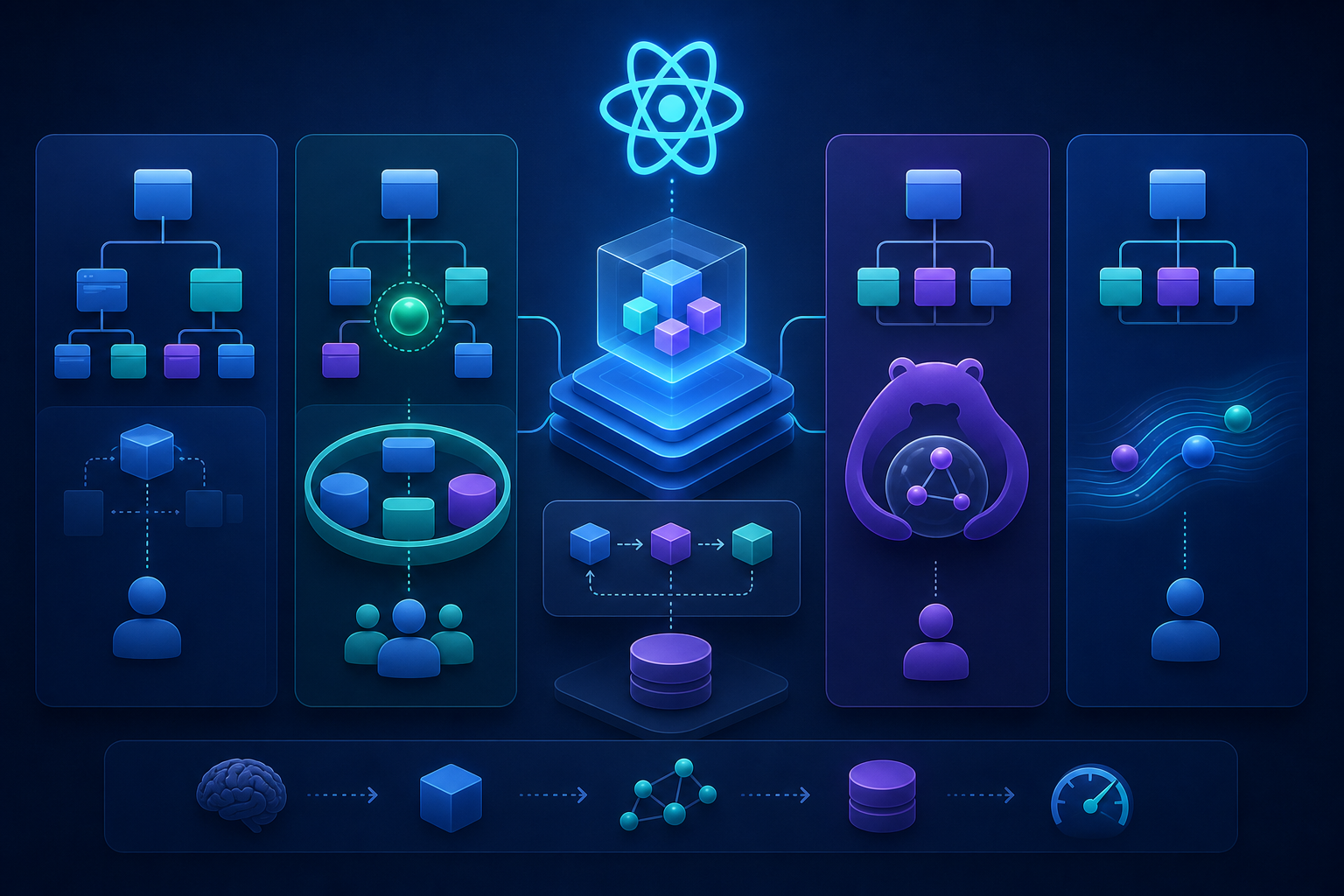 React State Management: Context API vs Redux vs Zustand