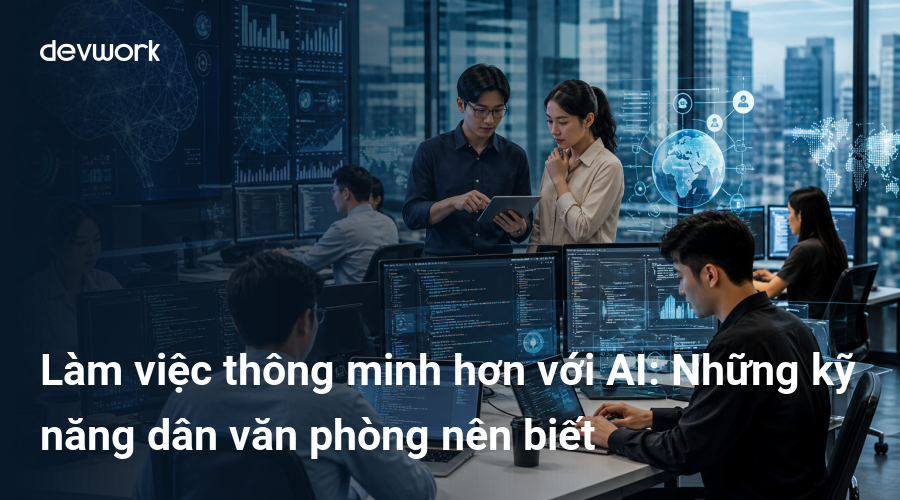 Làm việc thông minh hơn với AI: Những kỹ năng dân văn phòng nên biết