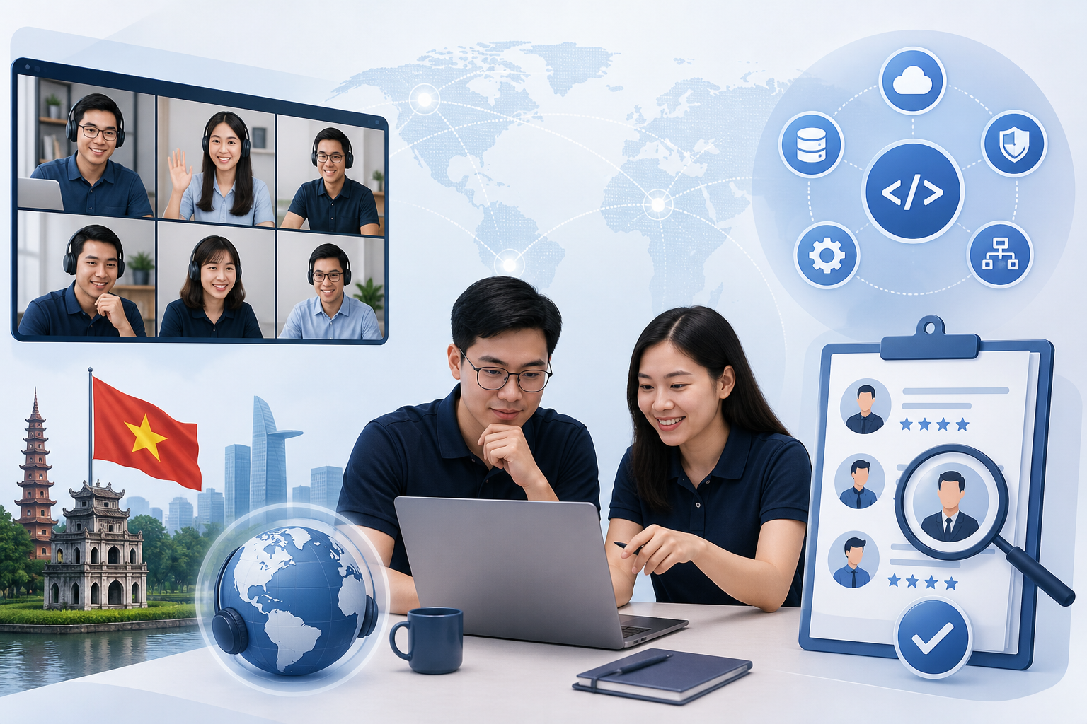 Vietnamese IT Engineers for Remote Teams: Skills, English Level and Hiring Guide