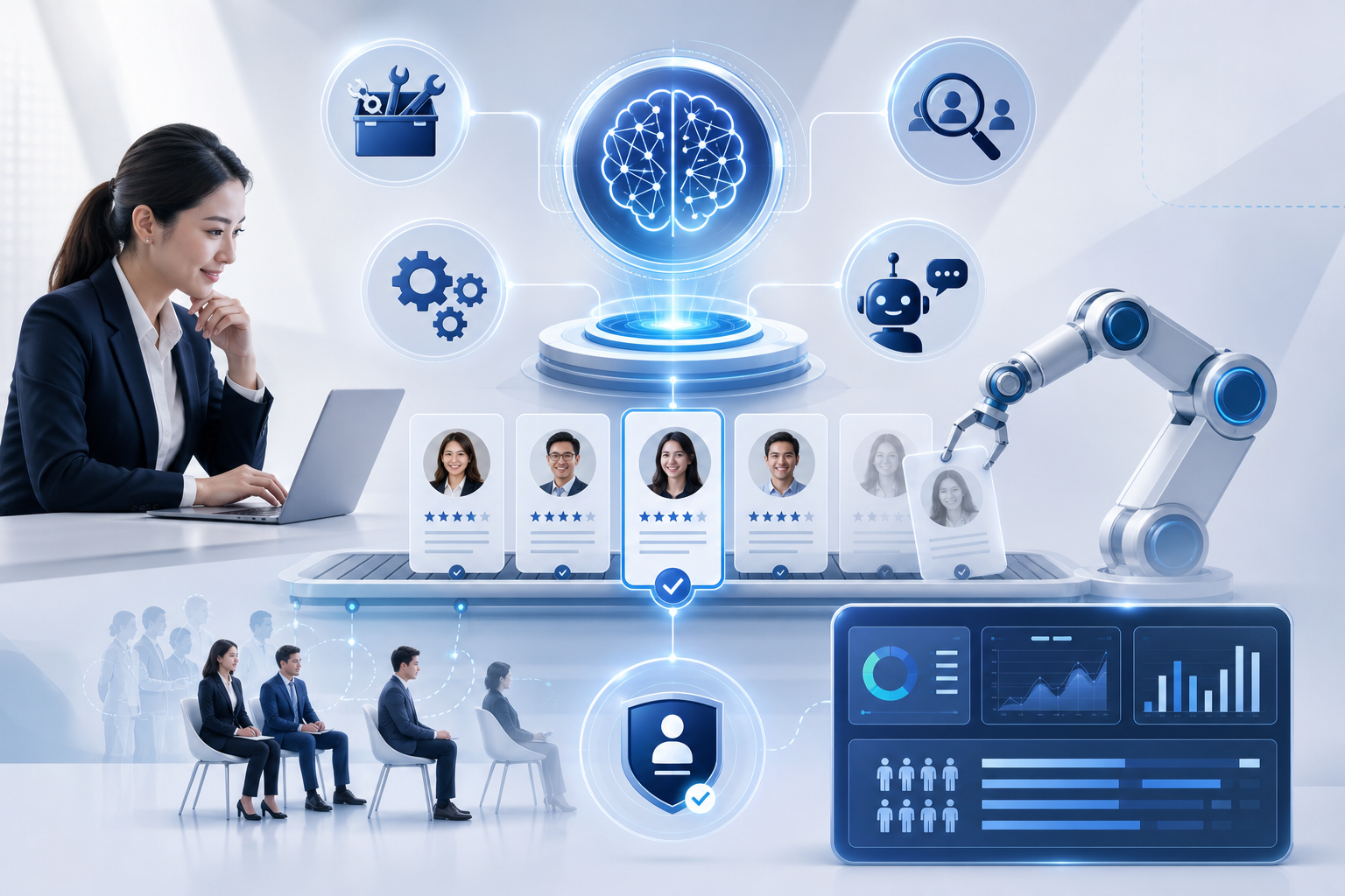 Các công cụ AI mà HR tuyển dụng nên biết và cách ứng dụng