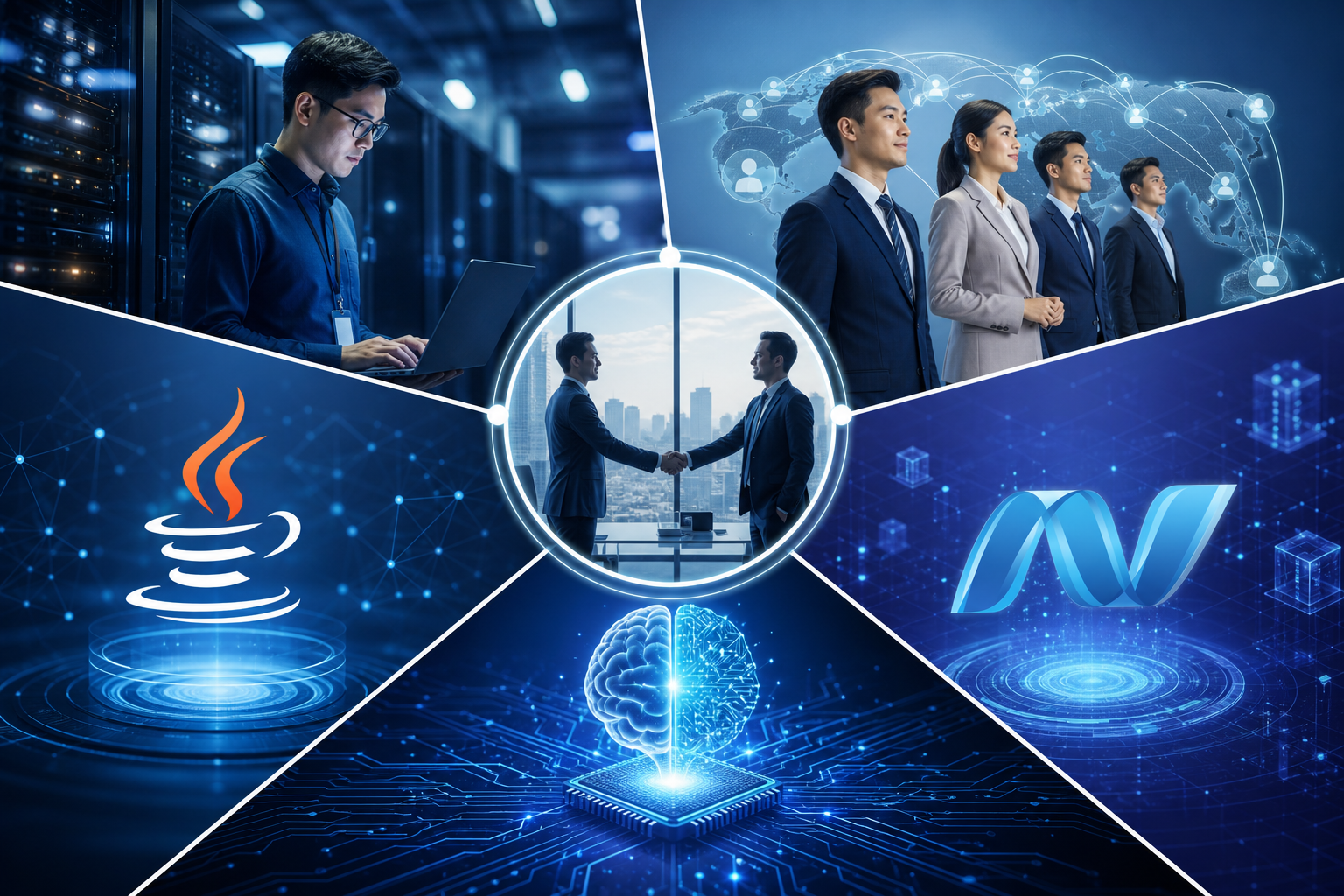 10 đơn vị cung cấp kỹ sư IT Onsite theo công nghệ: Java, .NET, Python, AI, Cloud