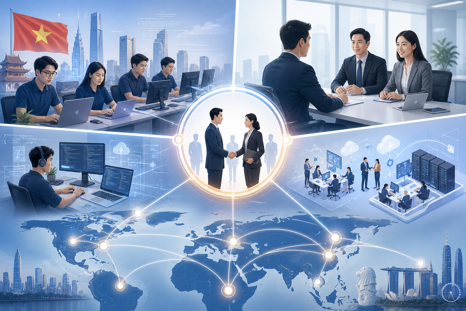 ベトナムITエンジニア採用を人材紹介会社に依頼するメリットとは?