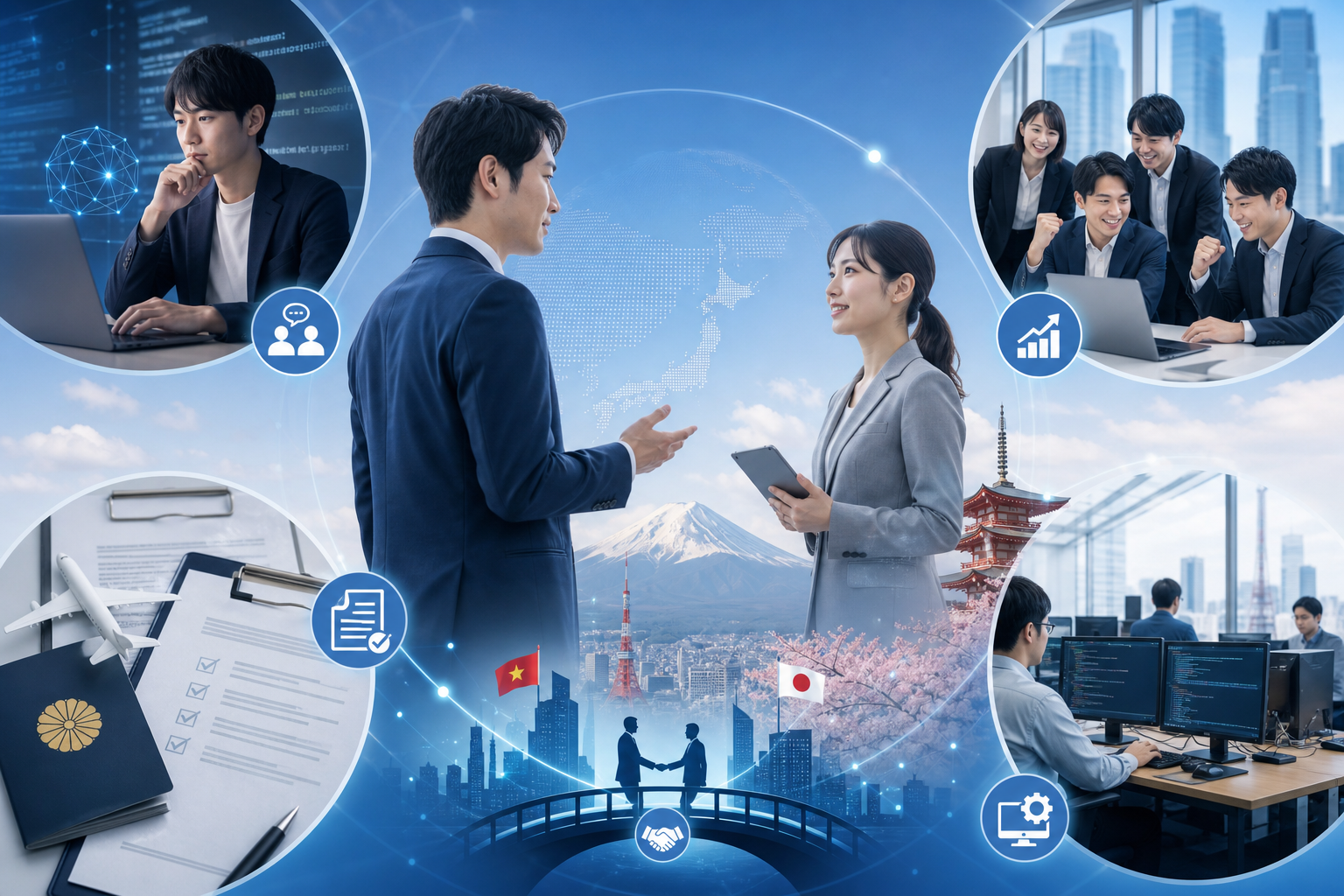 Quy trình sang Nhật làm việc dành cho BrSE Việt Nam