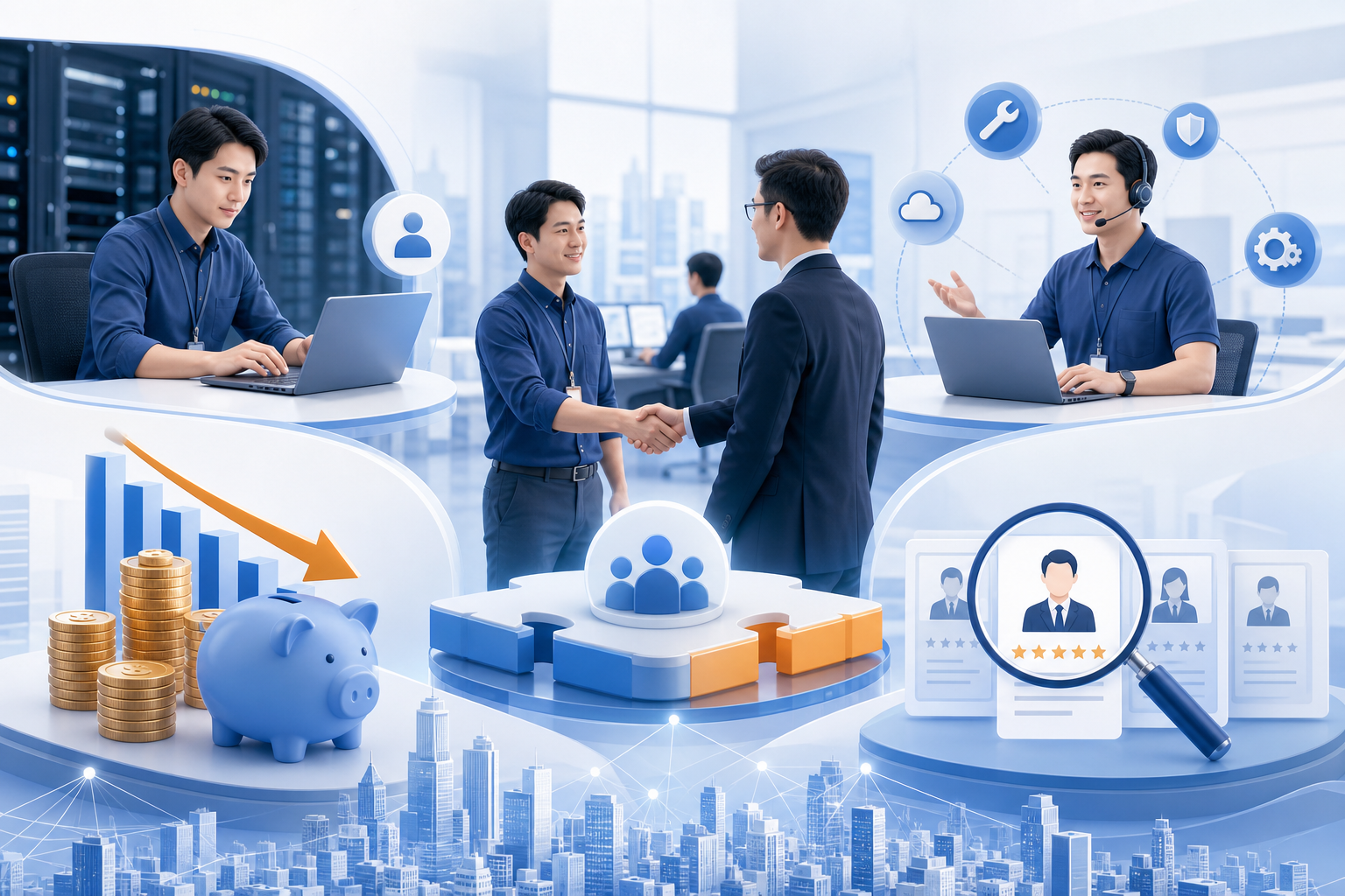 Doanh nghiệp tiết kiệm được gì khi sử dụng dịch vụ cung cấp nhân sự IT Onsite?