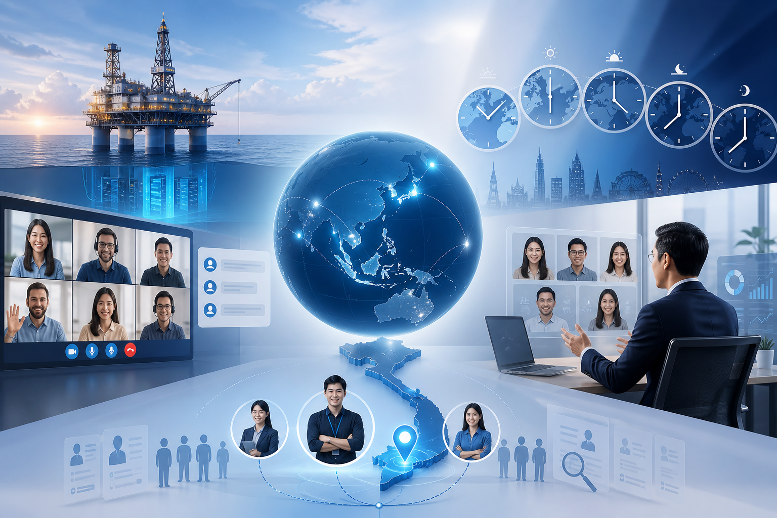 How to Manage a Vietnam Offshore Development Team Across Different Time Zones