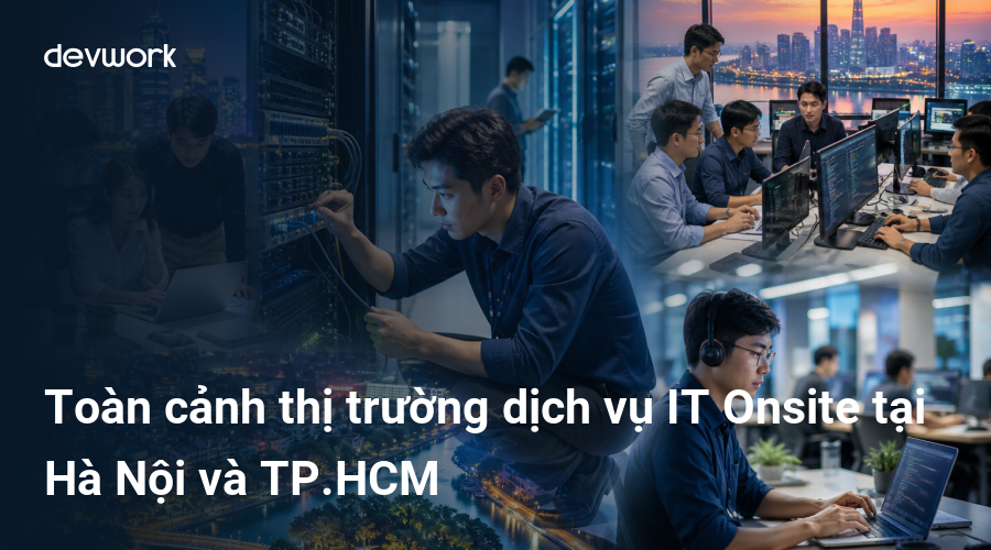 Toàn cảnh thị trường dịch vụ IT Onsite tại Hà Nội và TP.HCM