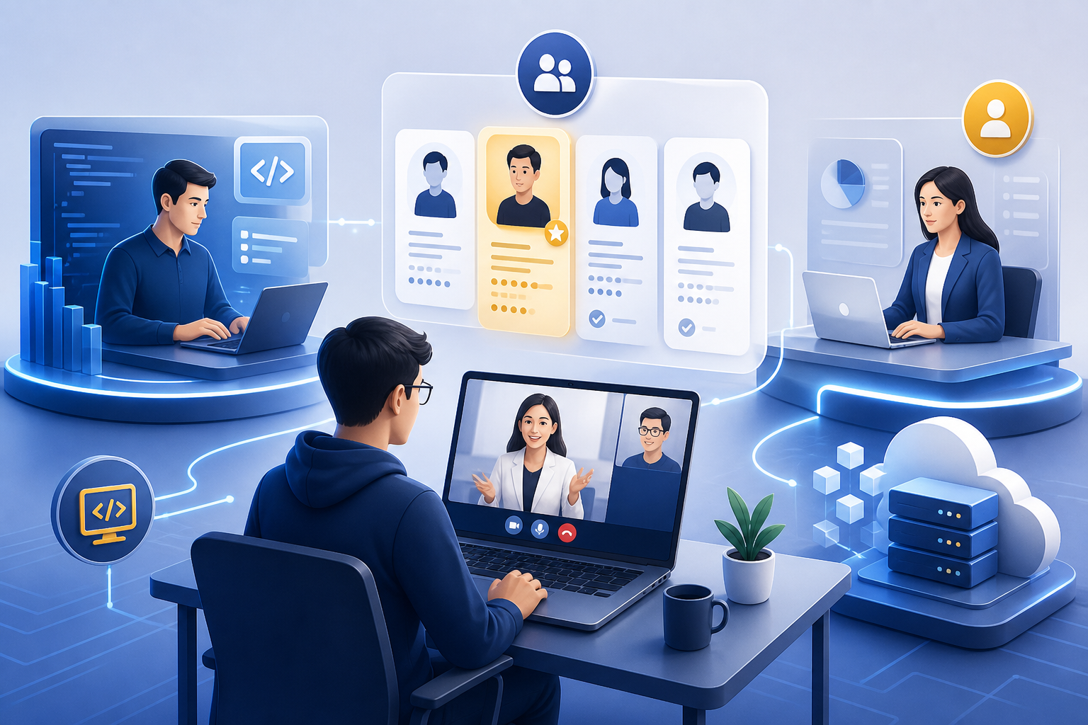 Phỏng vấn online ứng viên IT: Những điều HR cần chuẩn bị