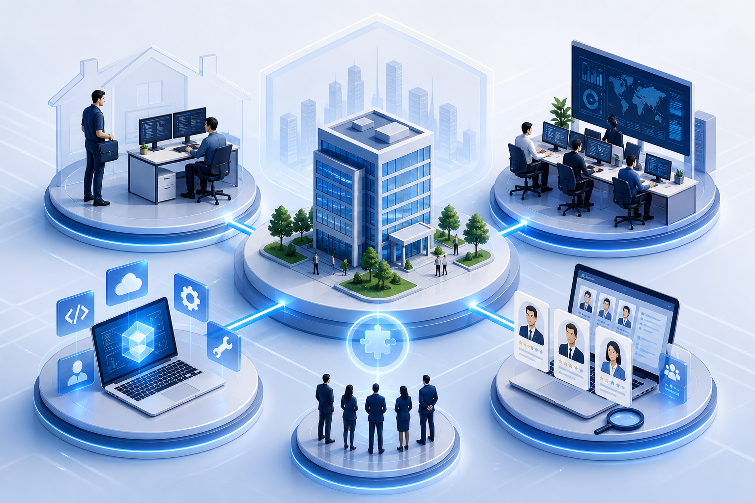 Thuê IT Onsite hay xây dựng đội IT nội bộ: Doanh nghiệp đang lựa chọn ra sao?