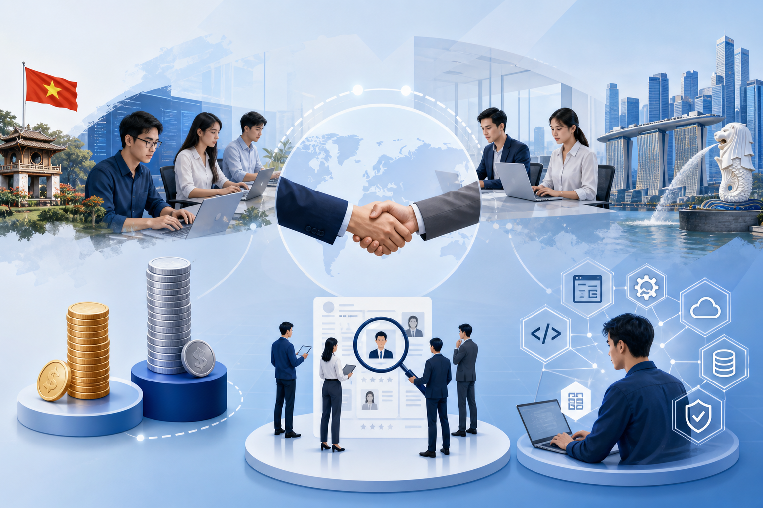 Vietnamese Developers vs Singapore Developers: Cost and Skills