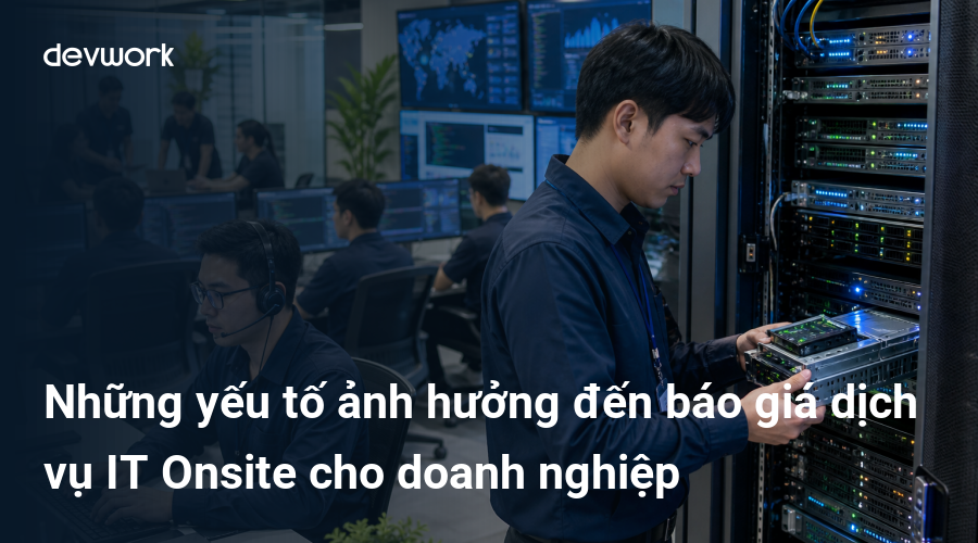 Những yếu tố ảnh hưởng đến báo giá dịch vụ IT Onsite cho doanh nghiệp