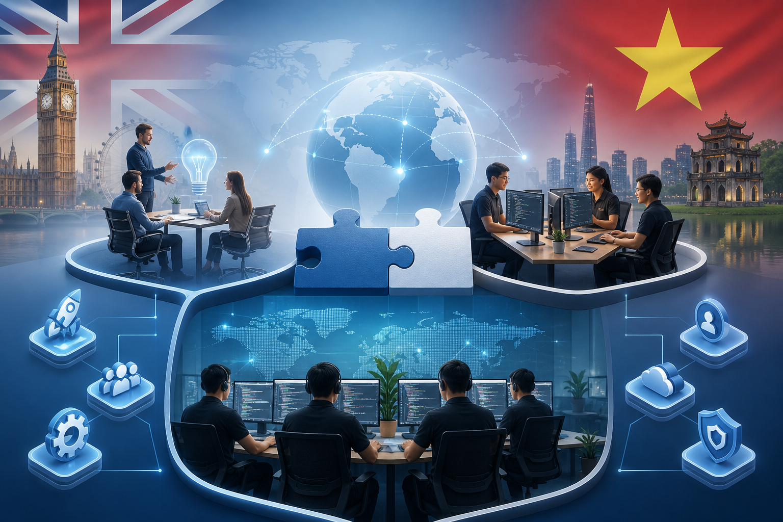 How UK Startups Can Build Dedicated Development Teams in Vietnam