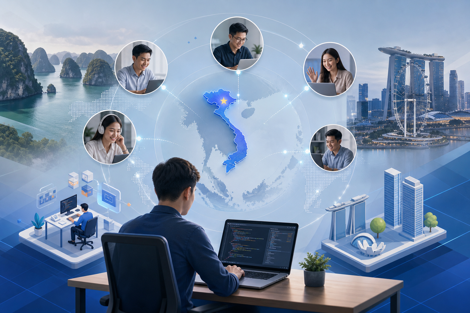 How to Build a Remote Development Team in Vietnam from Singapore