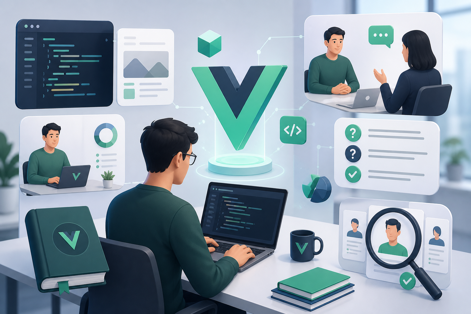 15 Câu Hỏi Phỏng Vấn Vue.js Developer Kèm Tiêu Chí Đánh Giá