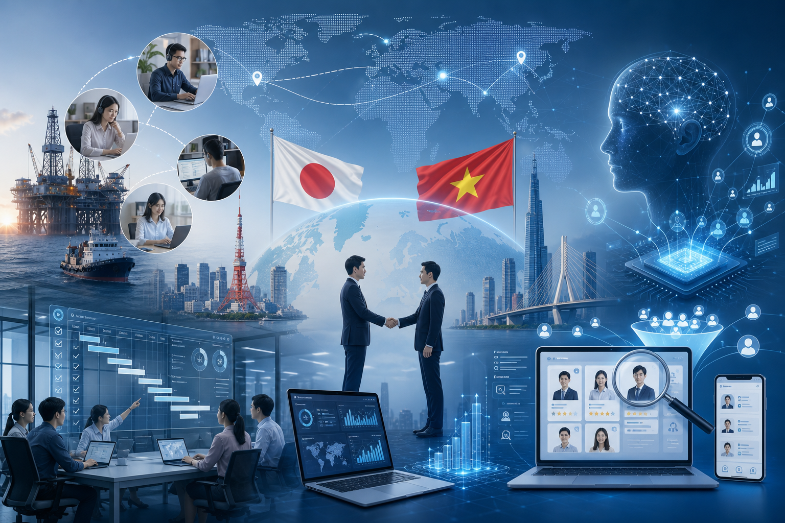 Xu Hướng Quản Lý Dự Án Offshore Nhật – Việt Trong Năm 2026