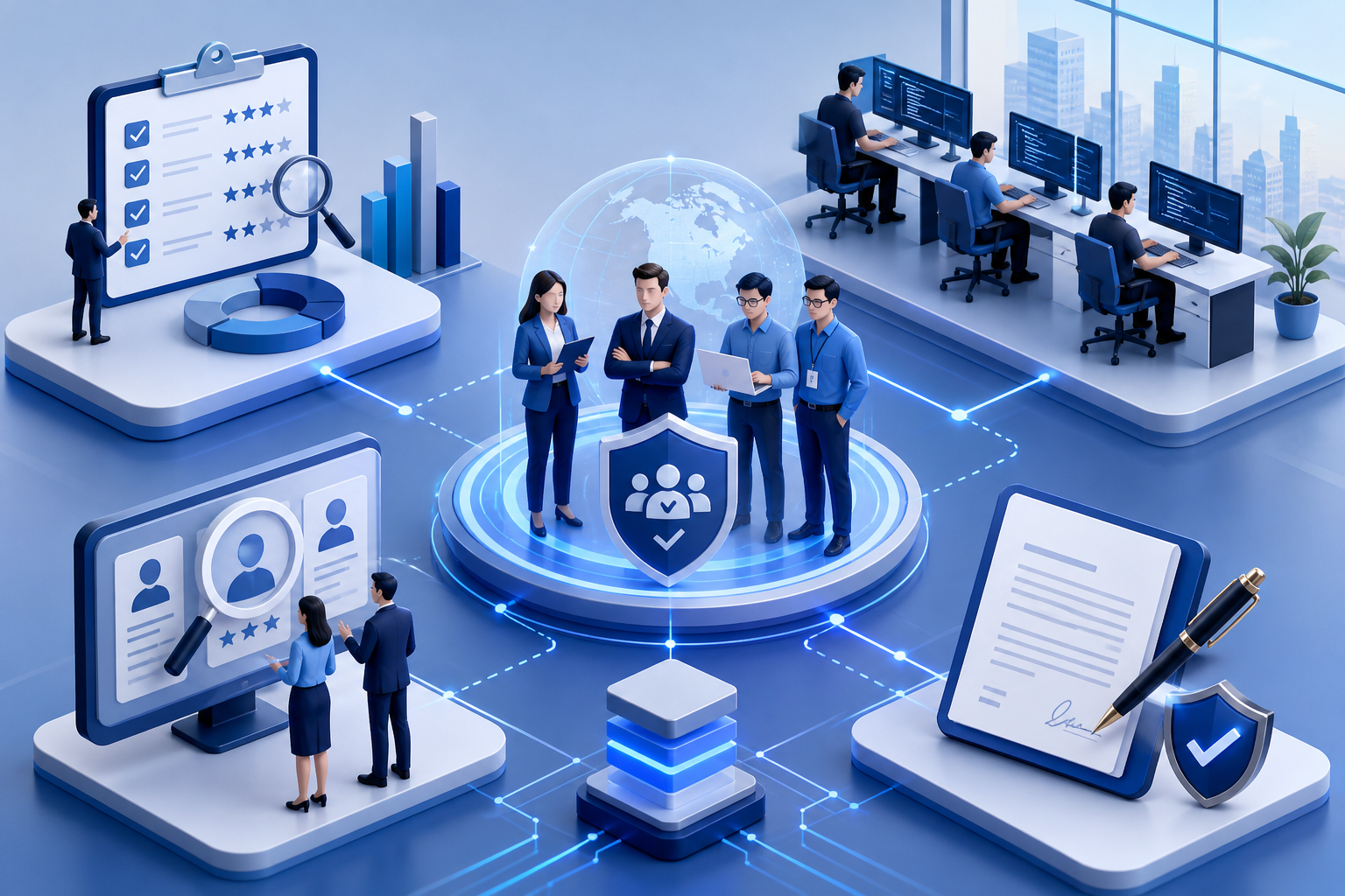 Checklist đánh giá nhà cung cấp IT Onsite trước khi ký hợp đồng