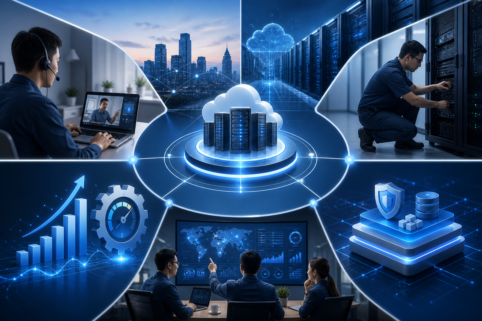 Hybrid IT Support: Xu hướng kết hợp hỗ trợ từ xa và IT Onsite