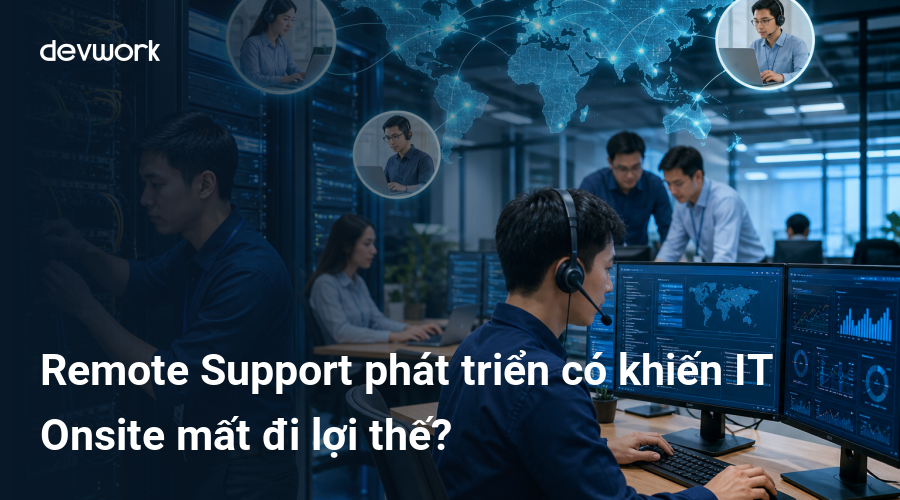 Remote Support phát triển có khiến IT Onsite mất đi lợi thế?