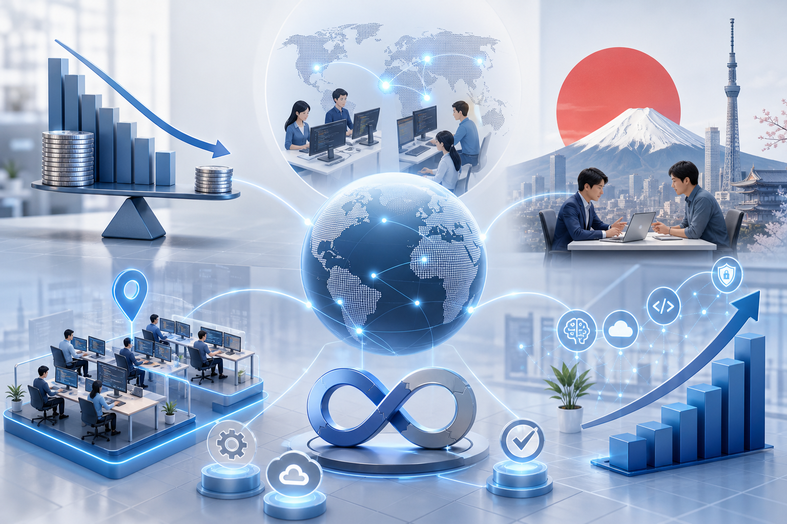 Chi Phí Phát Triển Phần Mềm Tại Nhật Và Xu Hướng Thuê Đội Ngũ Offshore