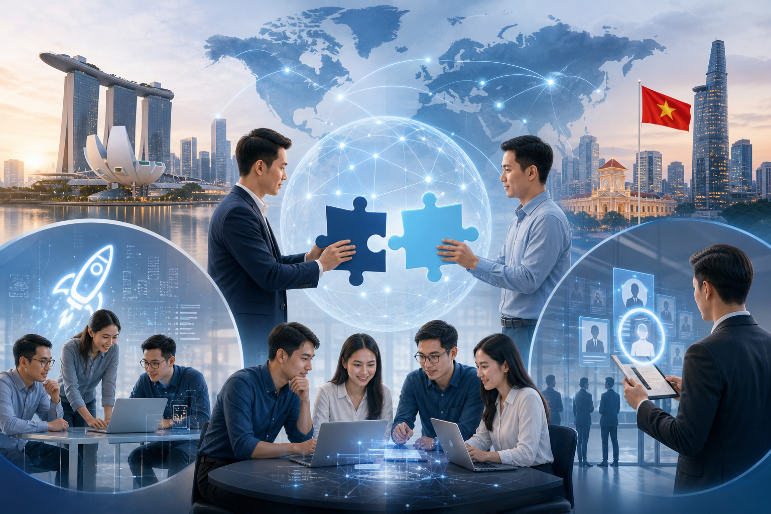 How Singapore Startups Can Build Dedicated Development Teams in Vietnam