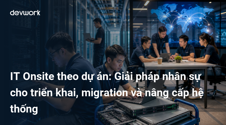IT Onsite theo dự án: Giải pháp nhân sự cho triển khai, migration và nâng cấp hệ thống