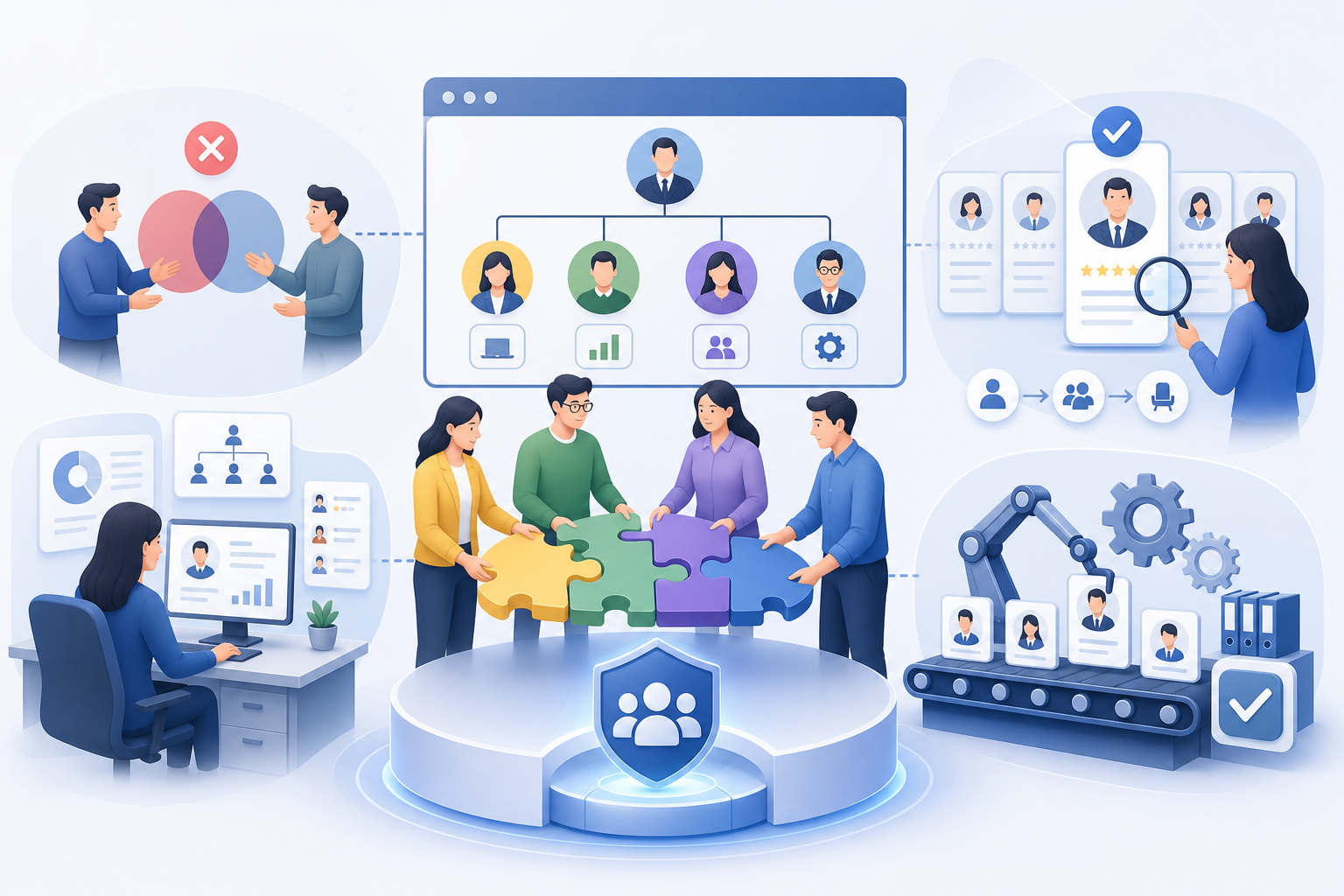 Cách phân chia công việc trong phòng HR để tránh chồng chéo trách nhiệm