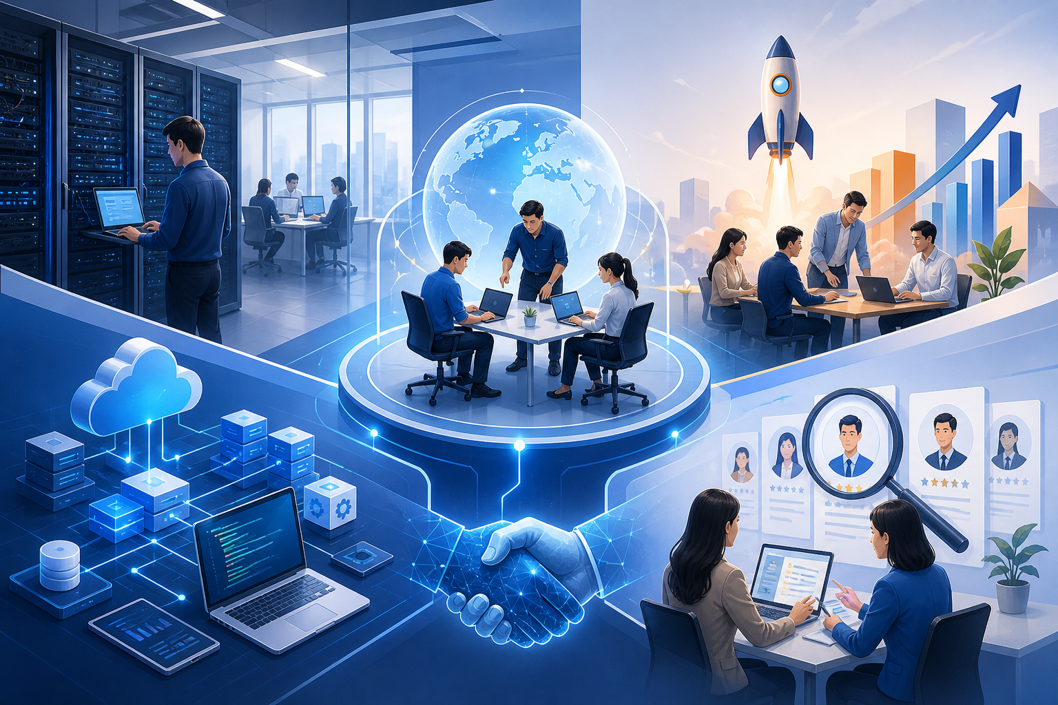 Doanh nghiệp Startup có nên sử dụng IT Onsite?
