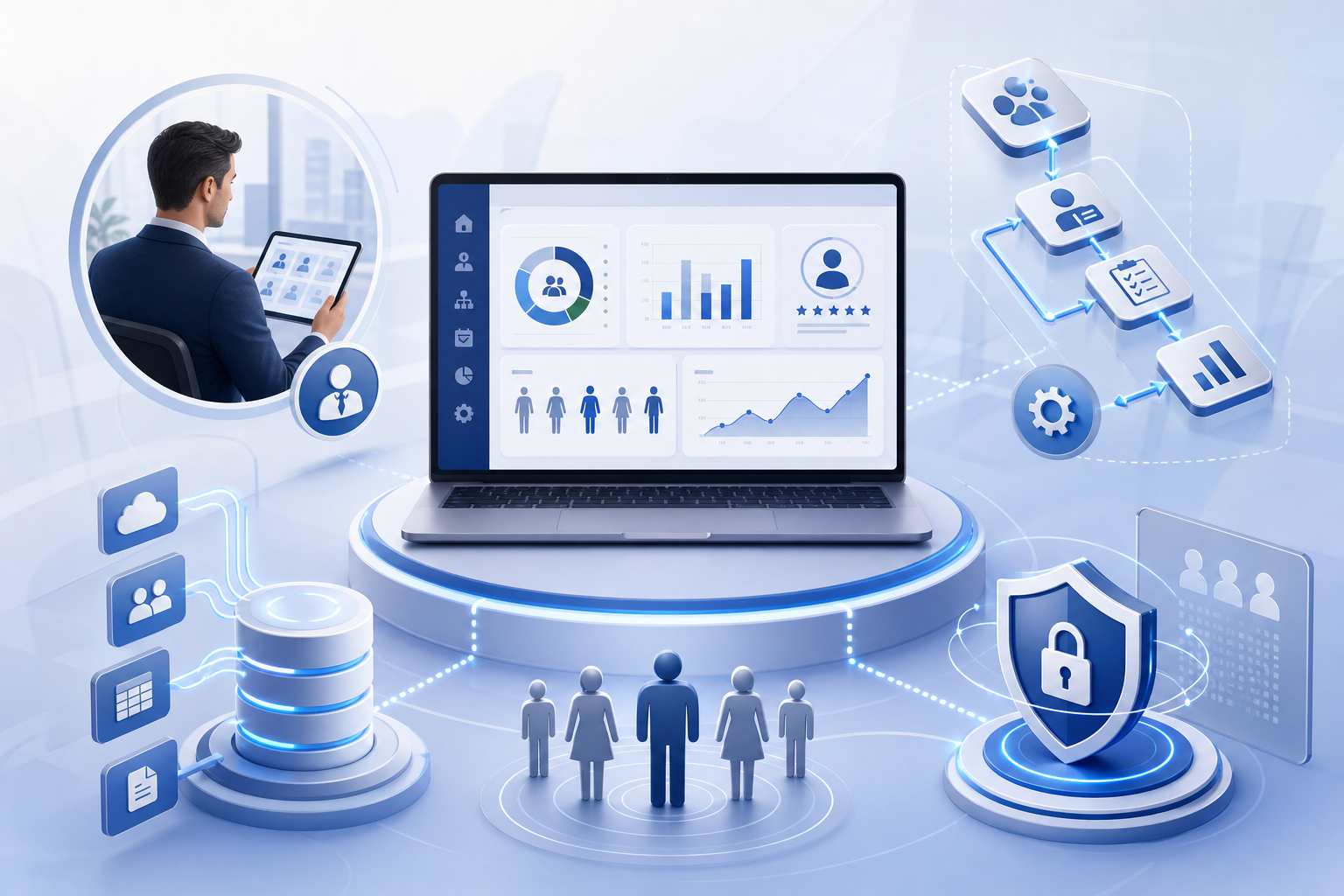 Cách xây dựng Dashboard quản trị nhân sự cho HR Manager
