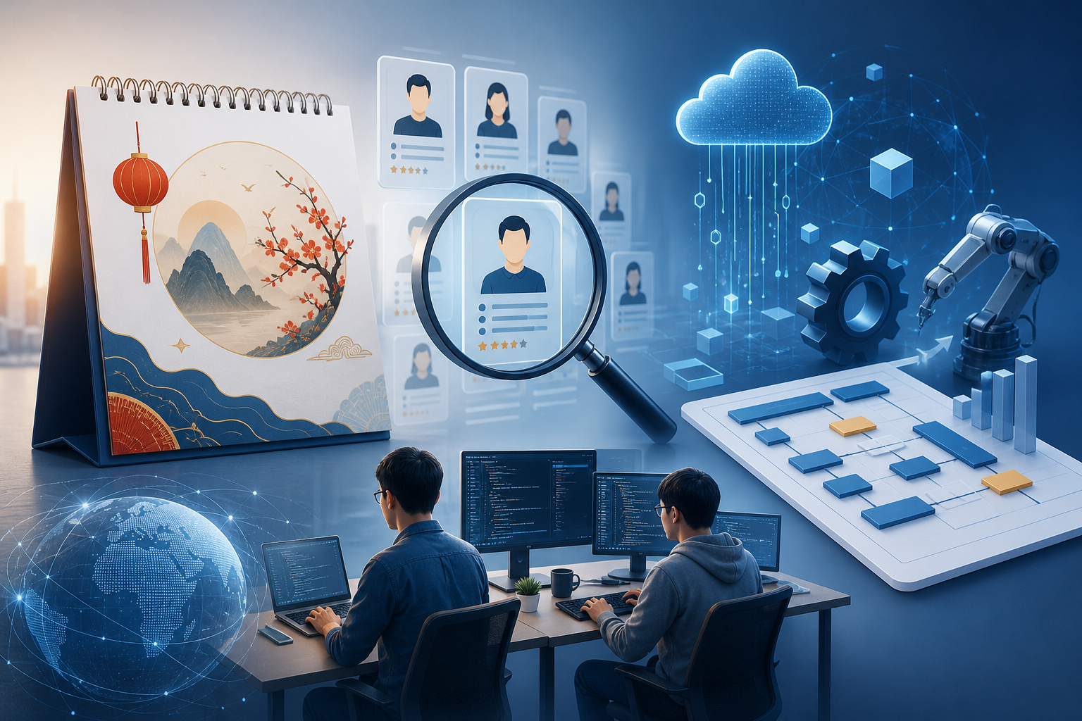 Lịch Tết 2027: Kế hoạch tuyển dụng Developer và IT Engineer sau kỳ nghỉ