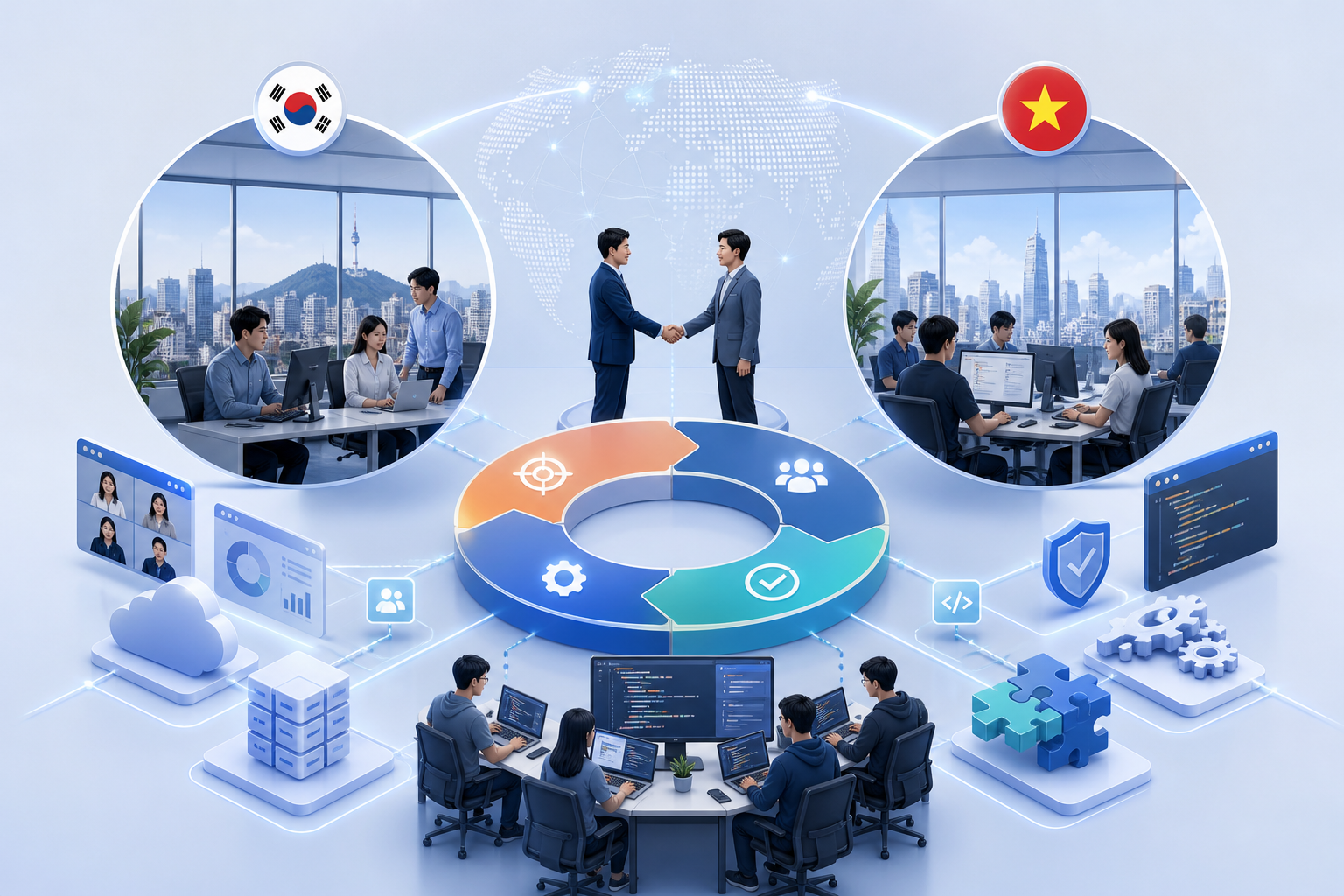 한국 본사와 베트남 ODC 간 효율적인 업무 프로세스 구축 방법