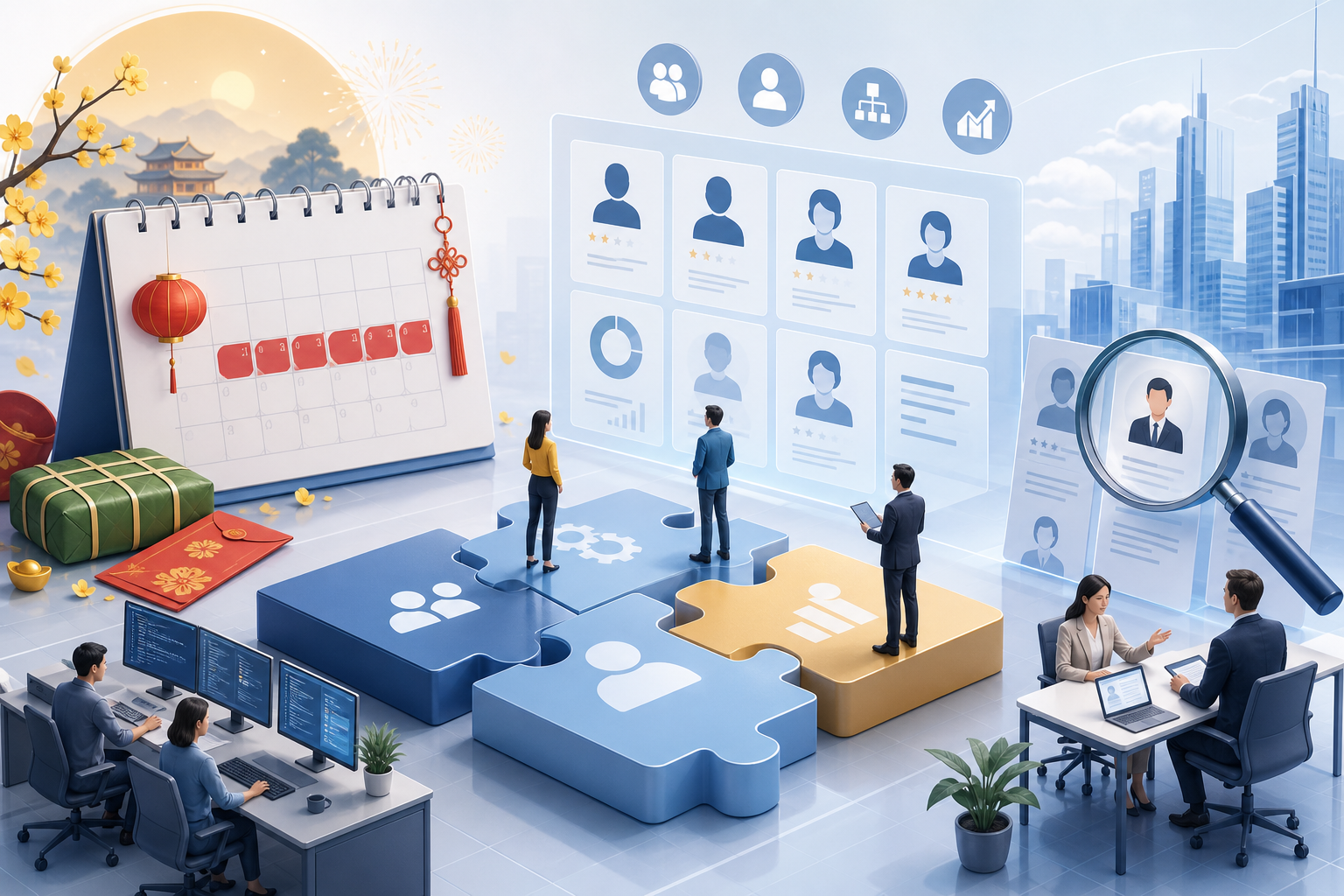 Lịch nghỉ Tết Nguyên đán 2027: Kế hoạch nhân sự cho doanh nghiệp công nghệ
