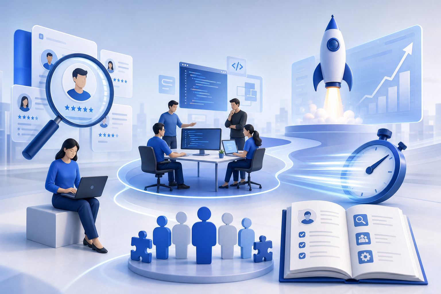 Cách tuyển nhanh đội ngũ IT cho dự án mới