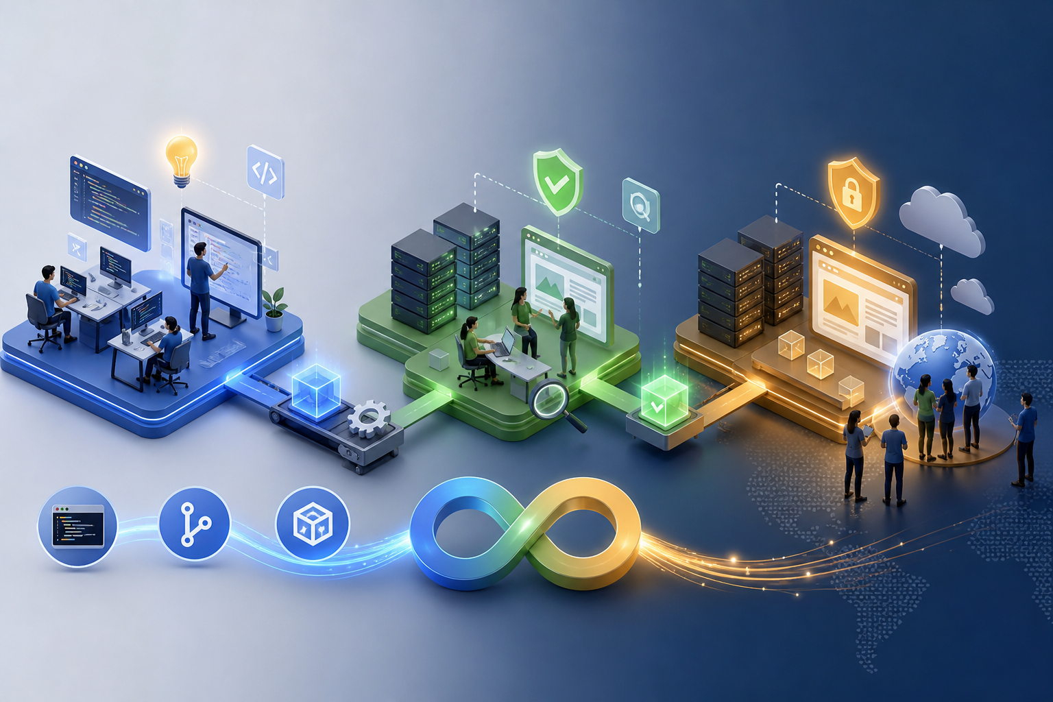 Dev, Staging, Production khác nhau thế nào?