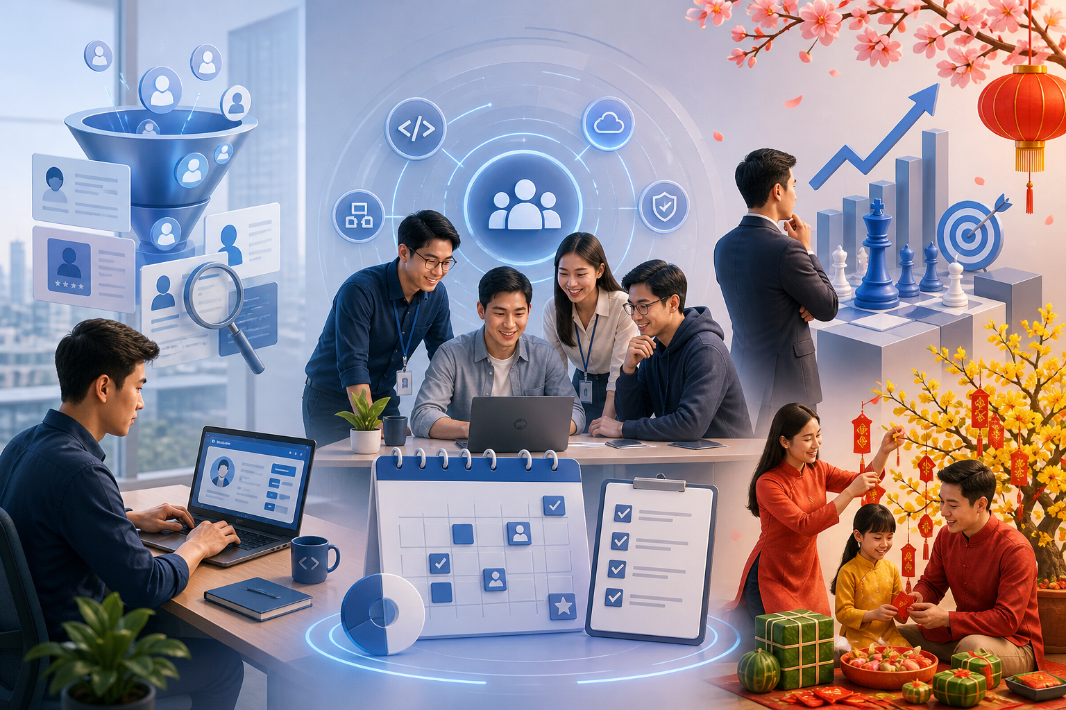 Kế hoạch tuyển dụng IT năm 2027: Chuẩn bị nhân sự trước và sau Tết Nguyên đán